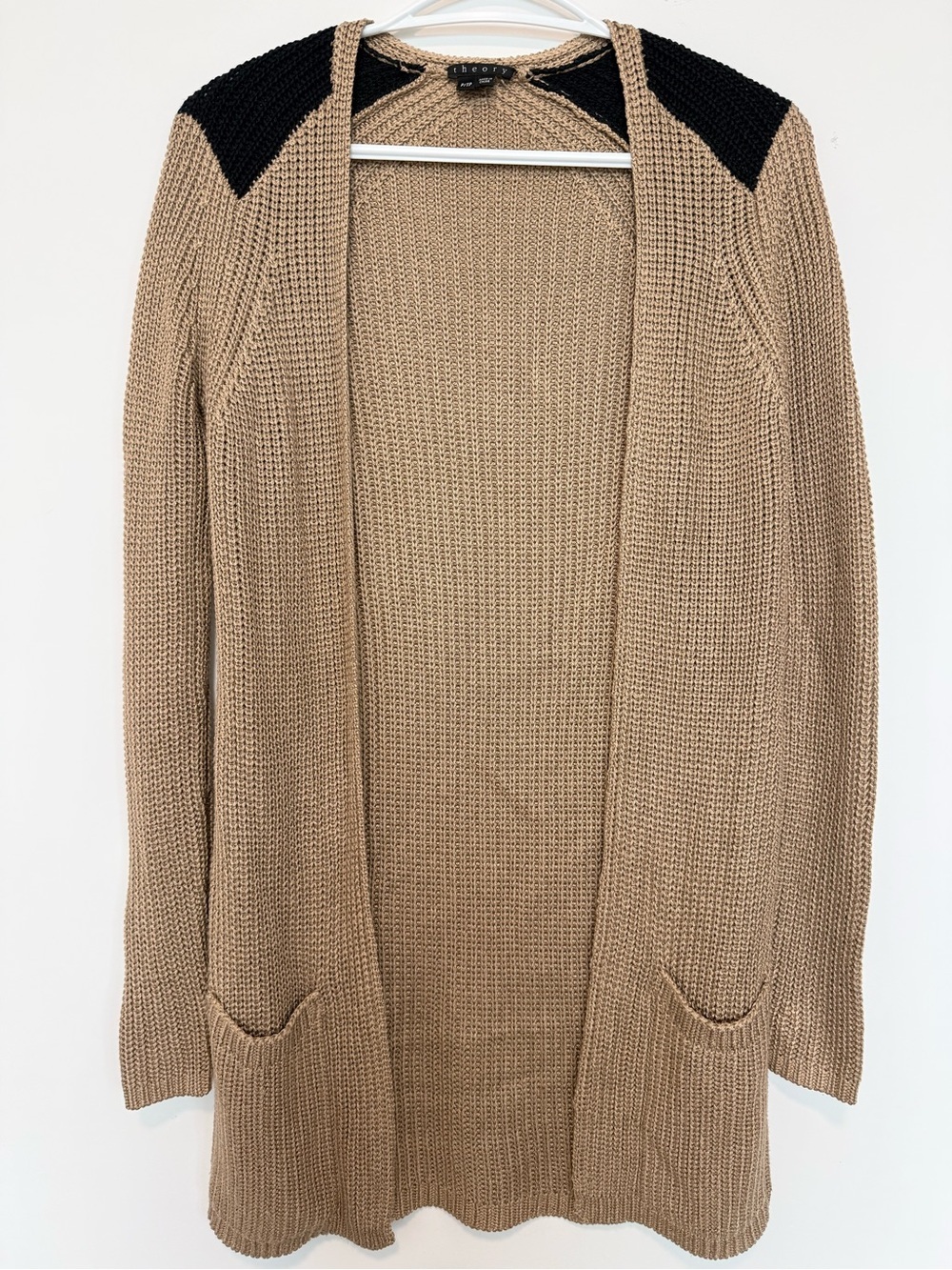 Theory Scotia B Chunky Silk Cardigan - Picture 2 of 11